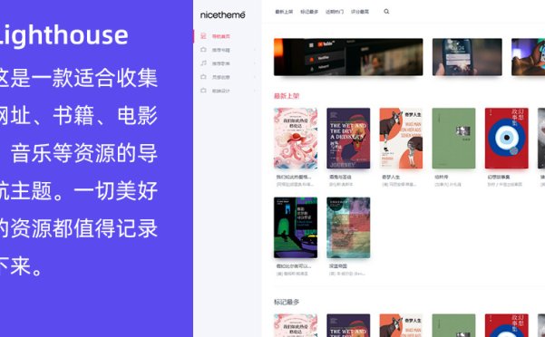 WordPress资源网址导航主题 Lighthouse
