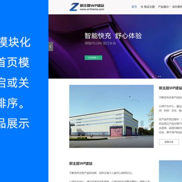 模块化的WordPress企业主题 Zing-Pro