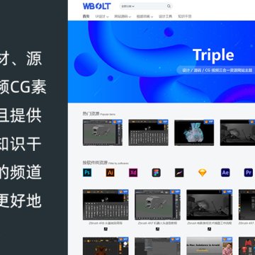 WordPress软件素材源码付费下载主题Triple