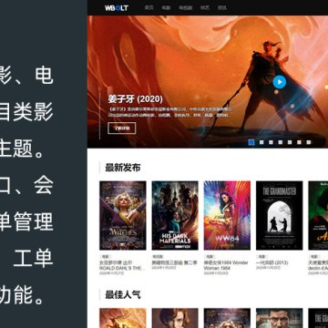 WordPress影视资源下载站主题 Popcorn